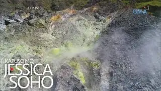 Kapuso Mo, Jessica Soho: Mga bundok sa Cordillera, nagkukulay asul at bumubuga ng mainit na usok!
