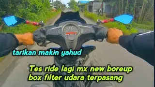 TES RIDE MX NEW BOREUP BOX FILTER TERPASANG