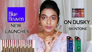 I am SHOOOK!! Blue Heaven Hyper Stay Super Matte Lipsticks Review on Dusky Skin tone + New Launches