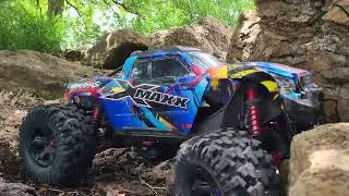 My RC Truck thinks it's a rock crawler.