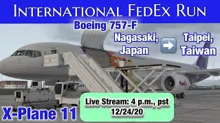 Nagasaki, Japan to Taipei, Taiwan in a Boeing 757-F / VATSIM / X-Plane 11
