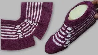 Knitting Ladies Thumb Socks , Shoes , Booties , Slipper