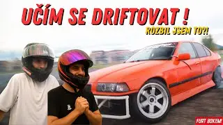 HAN Z FURTBOKEM MĚ UČÍ DRIFTOVAT🚗 ROZBIL JSEM TO??