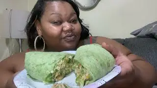 Monster Chop Caesar Chicken Salad Wrap