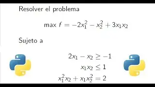 Optimización no lineal con python