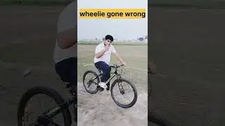 How to wheelie on gear cycle hero sprint | MTB wheelie on ground | #shorts #short #shortvideo