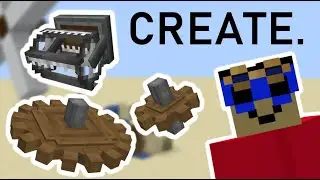 Noob learns Create Mod in Minecraft for the first time