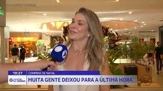 Compras de natal: muita gente deixou para a &uacute;ltima hora