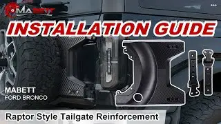Tailgate Reinforcement Installation | Ford Bronco How-To | MABETT