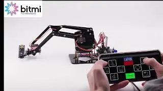 Robotic Arm App controlled Kit, Arduino IDE Compatible, Presentation, Bitmi.eu✅