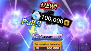 100k CC Summons on New Ultra Kid Buu!!!-Dragon Ball Legends