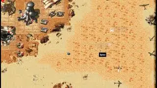 Hunting two SandWorms in Dune 2000 Rearmed Mod