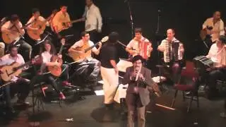 Liliana Herrero y Ram&oacute;n Ayala junto al Ensamble la Creciente