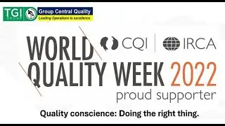 TGI WQW 2022 Leadership Talk on Quality Mr Anil Tiku, MD ORC & Master Marine