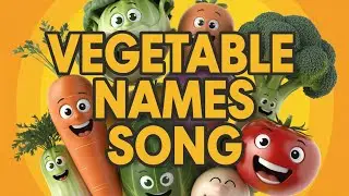 Vegetable Song for Preschoolers | Learn English and Colors with Fun Music Animation