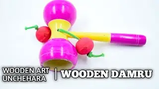 Wooden Damru | Indian Artist Making 90's Kids Traditional Wooden Toys | Amazing Skills