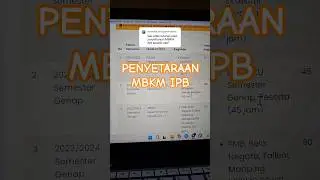 Tutorial Penyetaraan MBKM IPB #ipbuniversity #tutorial #mbkmipb #lifehacks