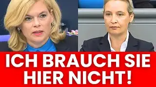Pl&ouml;tzlich schmei&szlig;t Kl&ouml;ckner ALICE WEIDEL raus!? - Nach AFD Aktion droht sie mit Konsequenzen!
