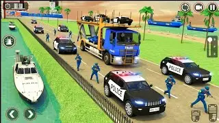 city 👮police car  transportating game UC police cargo transport game Android game play