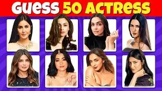 Guess the INDIAN ACTRESS in 3 Seconds? 🎬⏱️