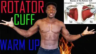 How To WARMUP Before a PUSH WORKOUT (Chest, Shoulder and Triceps) |  Rotator Cuff Exercises