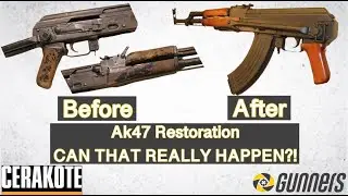 RESTORING And CERAKOTING an old AK47