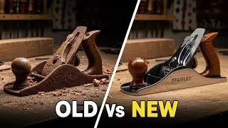 ASMR Stanley Hand Plane Rust Removal Restoration | Satisfying Antique Tool Revival