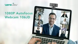 Wansview Autofocus HD 1080P USB PC Web Camera with Privacy Cover