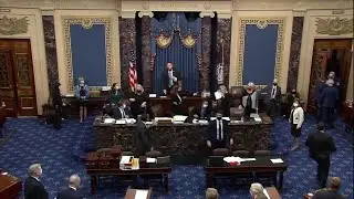 Grassley rushed out of Senate chamber during protest