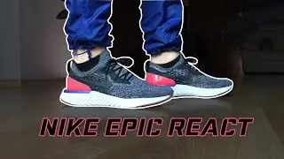 Nike Epic React / Black/Black-White-Red-Orbit | Unboxing, Close Up Look & On Feet Review
