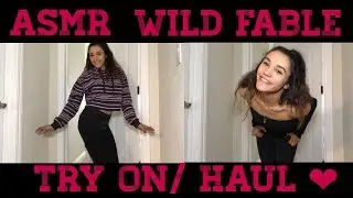 ASMR Wild Fable Try On/ Haul!💕