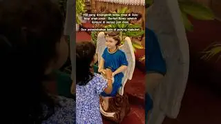Yang dikangenin dari gereja di Solo #patungmalaikat #katolik #gerejakatolik