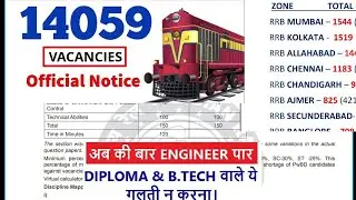 RRB JE Vacancy Zonewise | RRB JE Syllabus | RRB JE 2019 Full Detail |