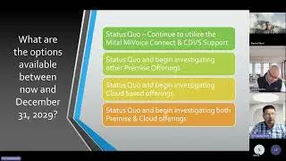 CDVS  Tech Talks Mitel Webinar - MiVoice Connect Lifecycle