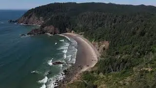 Flight Over Indian Beach, Oregon | Shot on DJI Drone