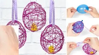 How To Create Your Own String Egg Decoration