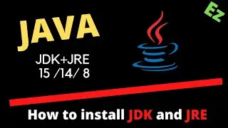 How to Install Java JDK, JRE 15 14 8 on Windows 10  ( with JAVA_HOME ) (2020)