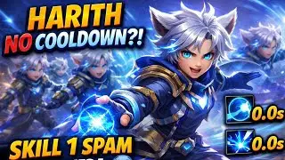 GILA! HARITH INI GA KENAL COOLDOWN, MUSUH AUTO STRESS - MLBB