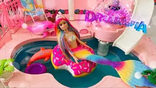 barbie dreamtopia sirena arcoíris mágico 🪄 En español