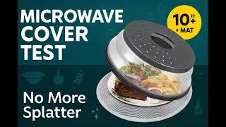 Microwave Cover & Collapsible Mat Review (10