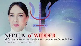 ⚜ NEPTUN auf 0&deg; Widder ⚜ Halbzeit: KI, Souver&auml;nit&auml;t & die Neudefinition seelischer Sch&ouml;pferkraft ⚜