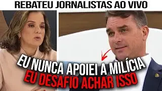 Flávio Bolsonaro DETONA narrativa de MILÍCIA