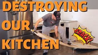 DIY Ikea Kitchen Remodel Series - Kitchen Demolition - Ep2