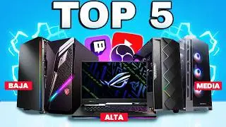 Mejores PC STREAMING 2024 calidad precio Gama Baja / Media / Alta 💻 Top 5 DiTech
