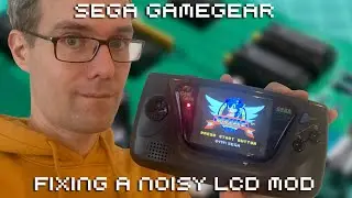 SEGA GameGear: Fixing Noisy Lines on the LCD Mod