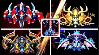 Galaxy Attack Space Shooter All Ship Fighting  F2 Ship Review || World Bosses