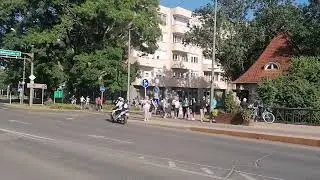 Motoros felvonulás a Madzagfalvi Napokon (Békés - 2025)
