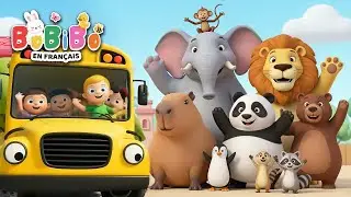 Le Bus au Zoo 🚌🦁 | Chanson pour Apprendre les Animaux | BoBiBo en Fran&ccedil;ais