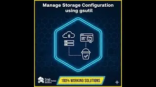 🔥 Manage Storage Configuration using gsutil #googlearcade #googlecloud #freeswag #coding #ai #course