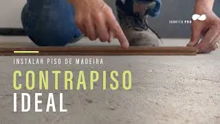 CONTRAPISO ideal para instalação de piso de madeira